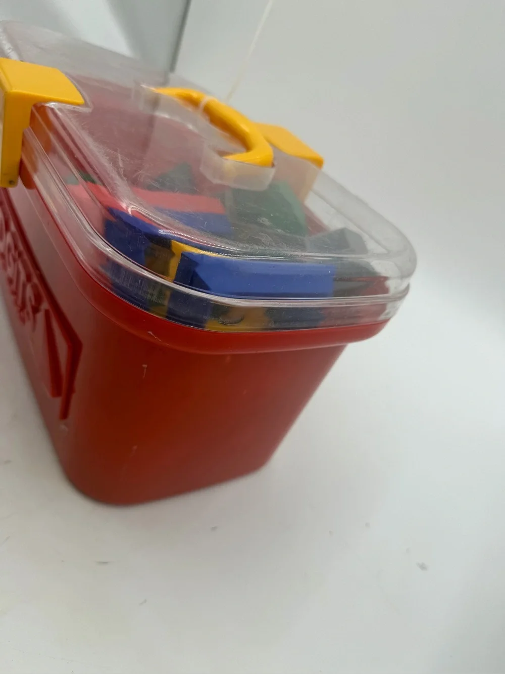 Wedgits Building Blocks To Go w/Carrying Case and Instruction Cards .